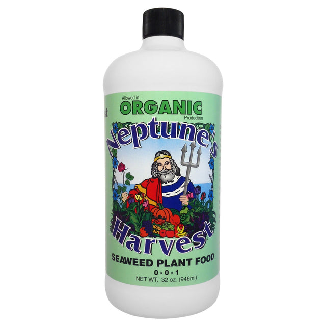 Neptune's Harvest Organic Liquid Fertilizer: Seaweed: 1 qt