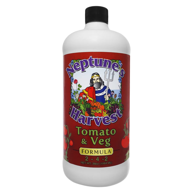 Neptune's Harvest Organic Liquid Fertilizer: Tomato and Vegetable Formula: 1 qt