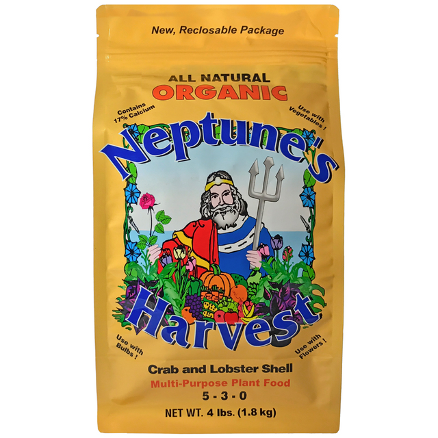 Neptune's Harvest Organic Fertilizer: Crab and Lobster Shell: 4 lb bag